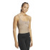 T-shirt Débardeur de Fitness adidas Hyg Rib Tank Femme Marron