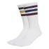 Chaussettes adidas 3 Bandes Rib Cr S 2P Blanc/Marron