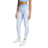 Collants de Fitness adidas Hyg Rib 1/1 L Femme Bleu