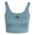 Camiseta Tirantes de Fitness adidas Optime Bra Tank Mujer Azul