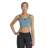 Camiseta Tirantes de Fitness adidas Optime Bra Tank Mujer Azul