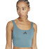 Camiseta Tirantes de Fitness adidas Optime Bra Tank Mujer Azul