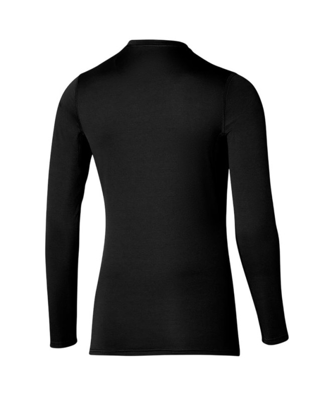Sweat de Running Mizuno Mid Weight Crew Femme Noir