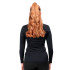 Sweat de Running Mizuno Mid Weight Crew Femme Noir
