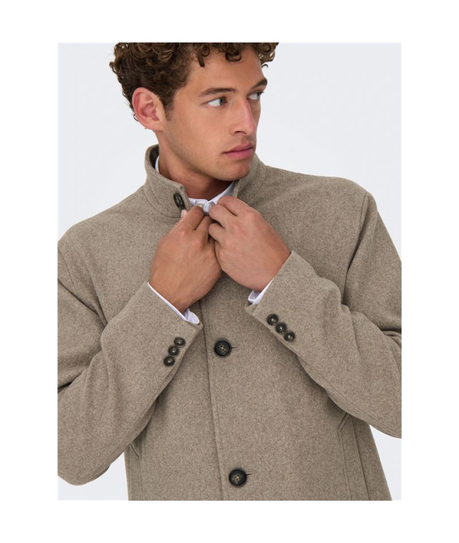 Chaqueta Only & Sons Onscharles Wool Coat Otw...