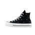 Bota Converse Chuck Taylor All Star Lift Platform Bows & Studs High Top Mujer Negro