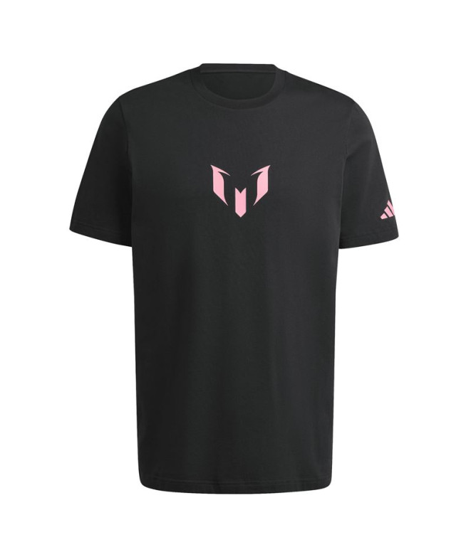 Camiseta de Fútbol adidas Messi N&N Hombre Negro