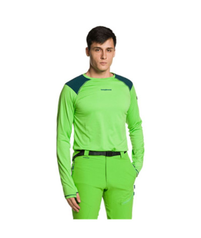 Camiseta Trangoworld Trx2 Evo Long Hombre Verde