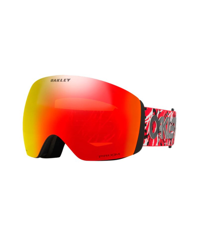 Máscara de Esquí Oakley Flight Deck L Red Eddie