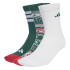 Calcetines adidas Gfx Crew 3Pp Verde/Blanco