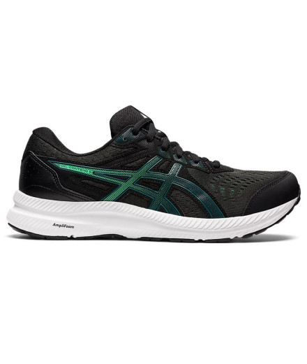 Chaussures de Running ASICS Gel-Contend 8 Homme Noir/Vert Chaussures de Running ASICS Gel-Contend 8 Homme Noir/Vert