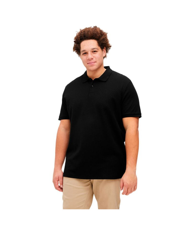 Polo Jack and Jones Jjeaustin Black Hombre