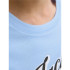 Camiseta Jack and Jones Jjelogo Ss Oneck 2 Col Chambray Blue Infantil