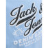 Camiseta Jack and Jones Jjelogo Ss Oneck 2 Col Chambray Blue Infantil
