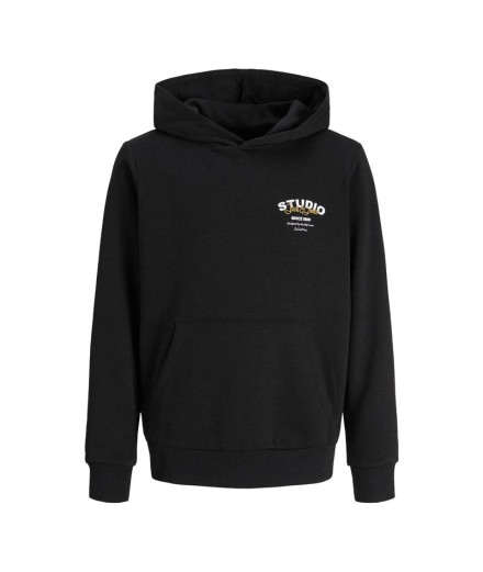 Moletom Jack and Jones Jjyuki Preto Infantil Moletom Jack and Jones Jjyuki Preto Infantil