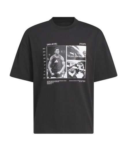T-shirt de Basket-ball adidas Anted Gfx Tee 2 Homme Noir T-shirt de Basket-ball adidas Anted Gfx Tee 2 Homme Noir
