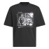 T-shirt de Basket-ball adidas Anted Gfx Tee 2 Homme Noir