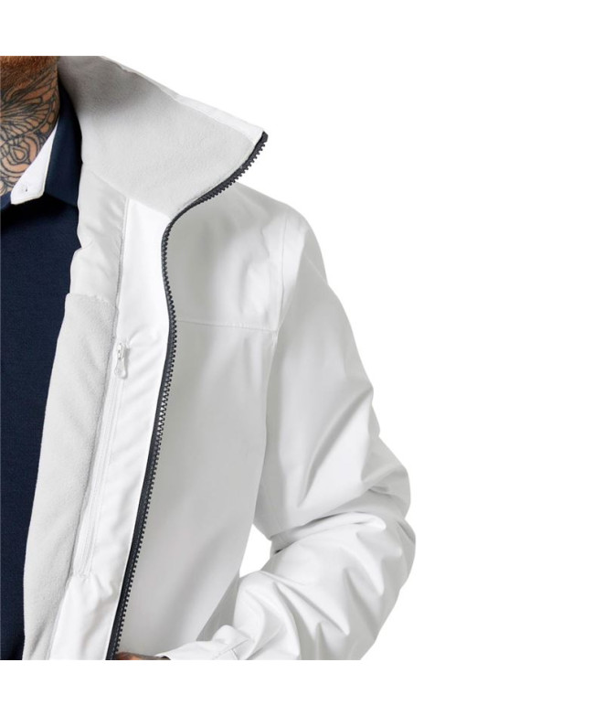 Casaco Helly Hansen Crewed Midlayer Homem Branco