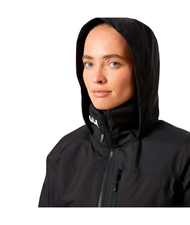 Casaco Helly Hansen Crewed Midl Mulher Preto