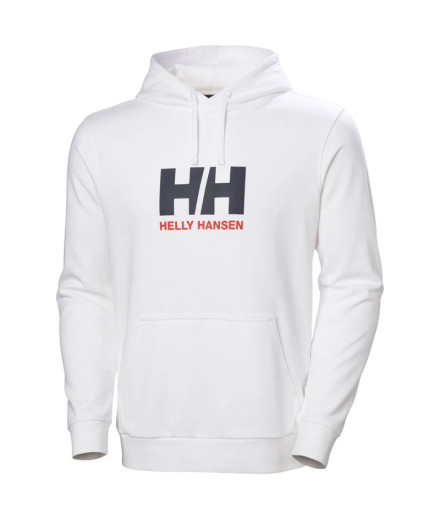 Moletom de Montanha Helly Hansen Hh Logo Homem Branco Moletom de Montanha Helly Hansen Hh Logo Homem Branco