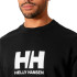 Sudadera de Montaña Helly Hansen Hh Logo Crew Hombre Negro