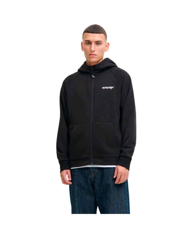 Veste Jack and Jones Jjthatcher Zip Noir Homme...