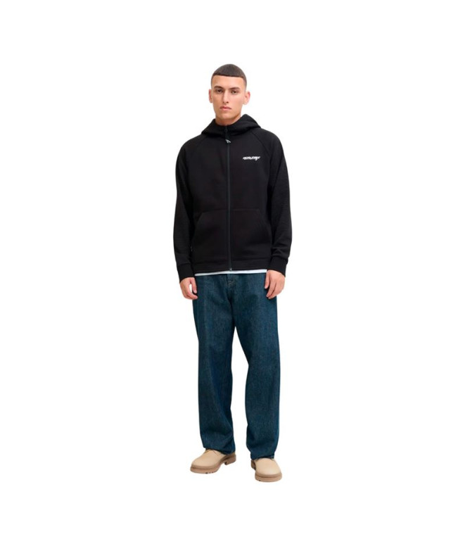 Veste Jack and Jones Jjthatcher Zip Noir Homme...