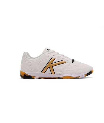 Zapatillas de Fútbol Sala Kelme Indoor Copa Blanco Oro/Negro Zapatillas de Fútbol Sala Kelme Indoor Copa Blanco Oro/Negro