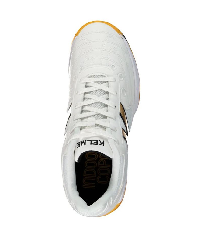 Sapatilhas de Futsal Kelme Indoor Copa Branco...
