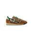 Zapatillas Victoria Saturno Serraje & Nylon Animal Print Mujer Marron