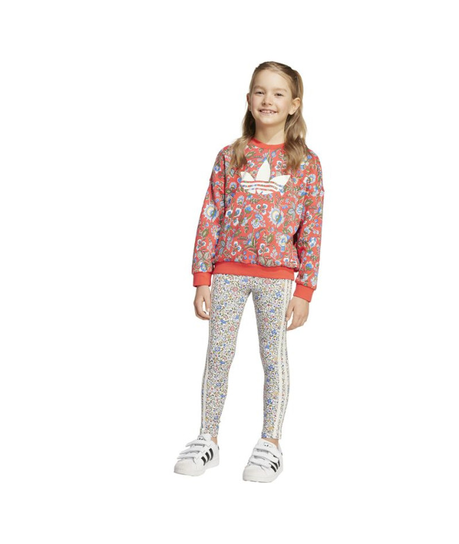 Ensemble adidas X Liberty London Fille Gris/Orange