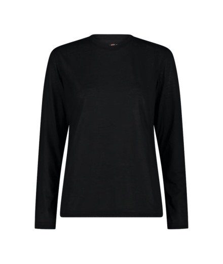 Camiseta de Montaña CMP T-Shirt Mujer Negro Camiseta de Montaña CMP T-Shirt Mujer Negro