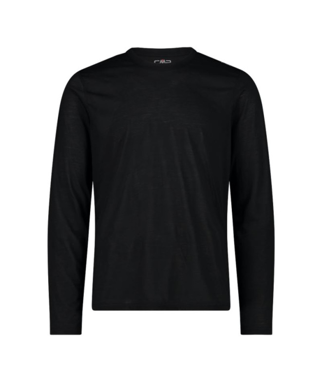 Camiseta de Montanha CMP T-Shirt Homem Preto