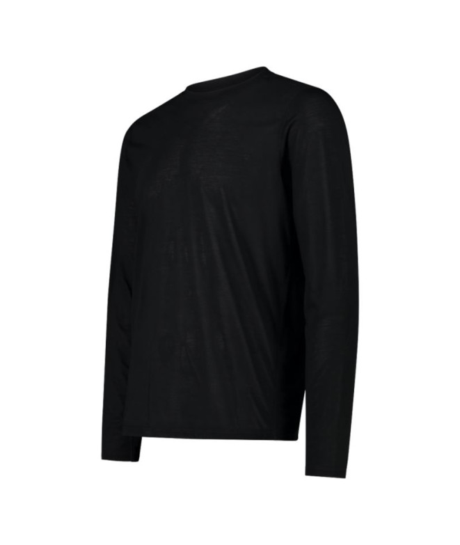 Camiseta de Montaña CMP T-Shirt Hombre Negro