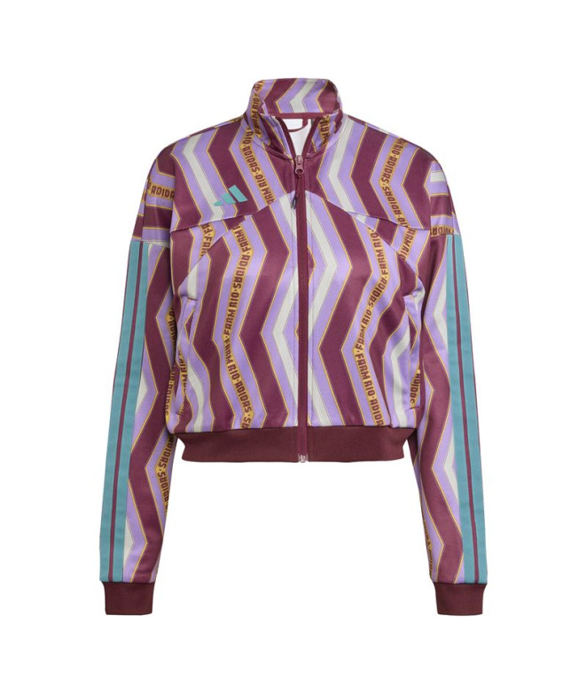 Chaqueta de Fitness adidas Farm Tiro Tt Mujer Rojo