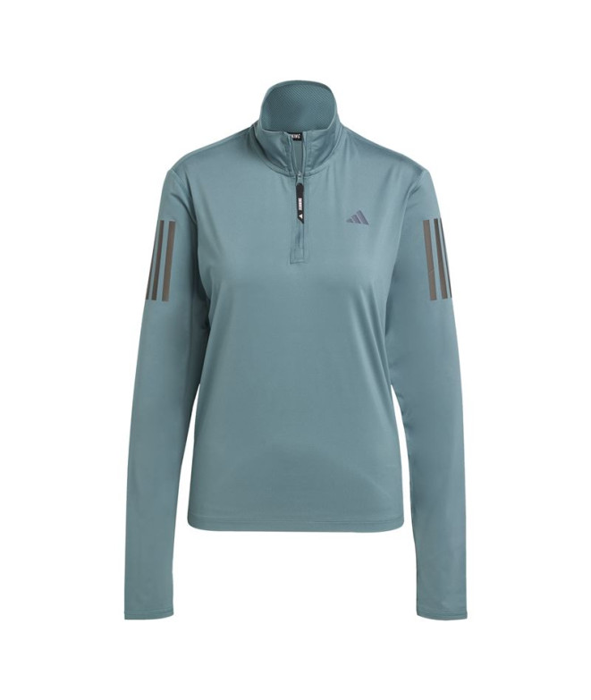 Sudadera de Running adidas Otr B Hzip Mujer Azcead