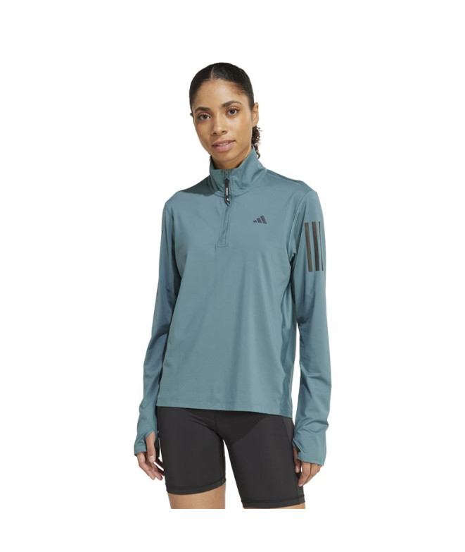 Sudadera de Running adidas Otr B Hzip Mujer Azcead