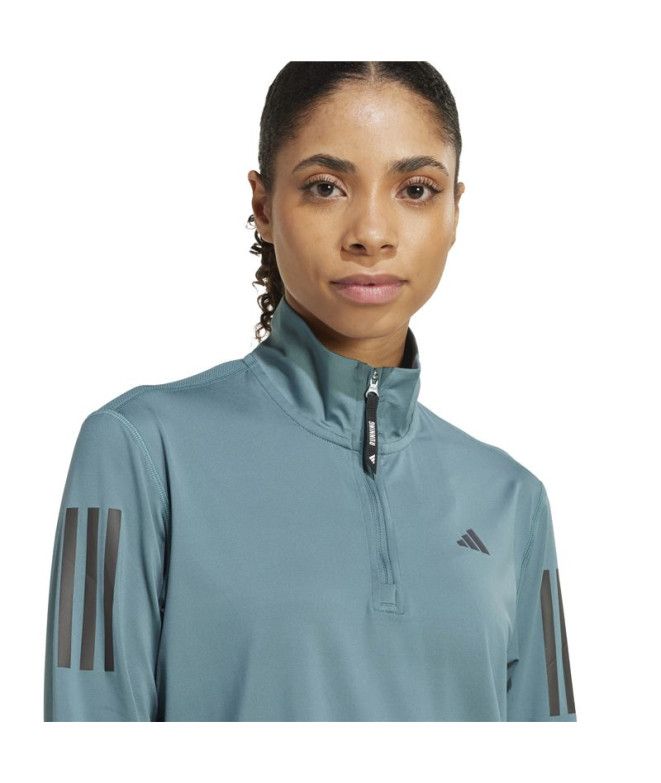 Sudadera de Running adidas Otr B Hzip Mujer Azcead