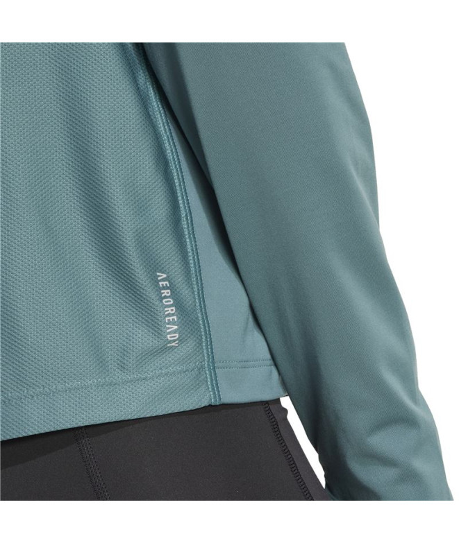 Sudadera de Running adidas Otr B Hzip Mujer Azcead