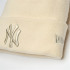 Bonnet New Era WMNS METALLIC BOBBLE New York Yankees LTC Beige Clair Femme