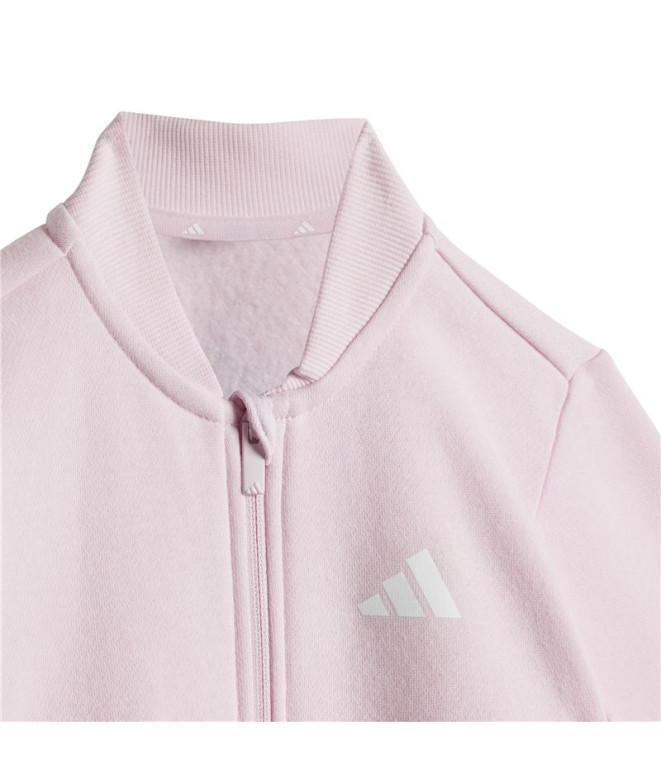 Conjunto adidas Adiraptor Fz Infantil Rosa