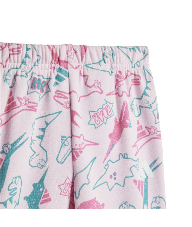 Conjunto adidas Adiraptor Fz Infantil Rosa
