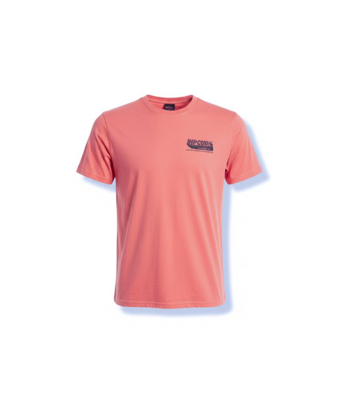 Camiseta Rip Curl Sportline F&B Tee Homem Rosa
