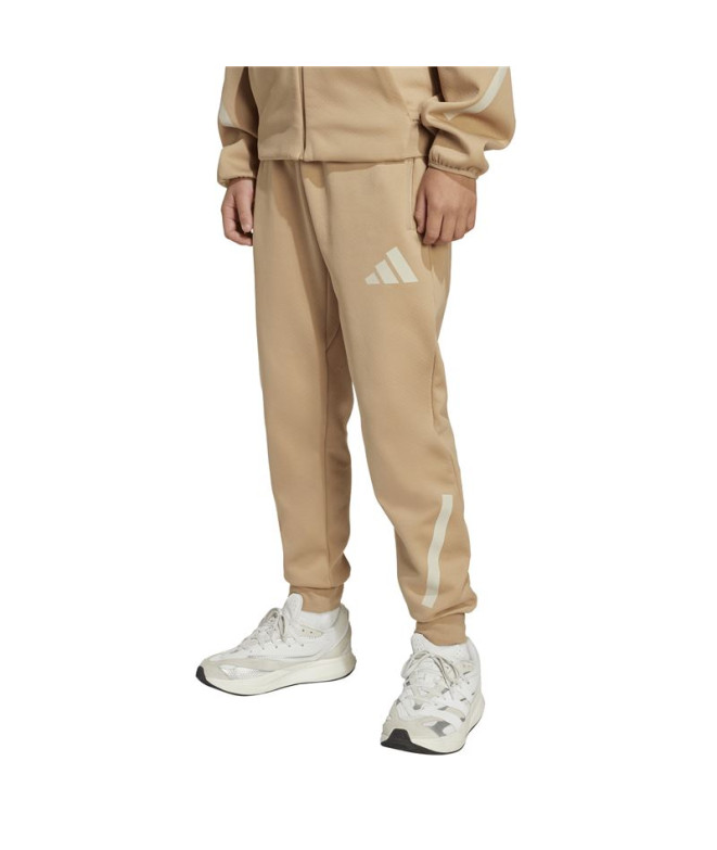 Pantalón adidas Z.N.E. Infantil Marrón