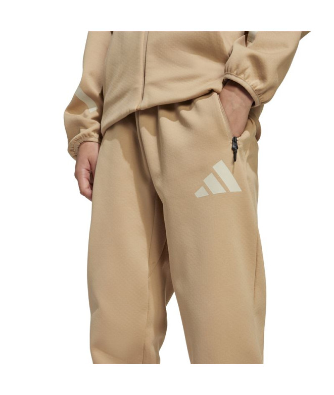 Pantalón adidas Z.N.E. Infantil Marrón