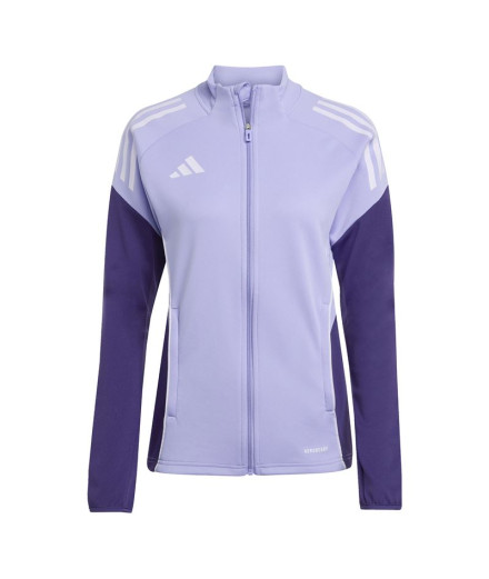 Moletom de Futebol adidas Tiro25C Tr Jktw Mulher Roxo