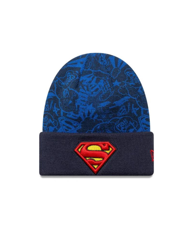 Bonnet New Era uperman DC Enfant Bleu