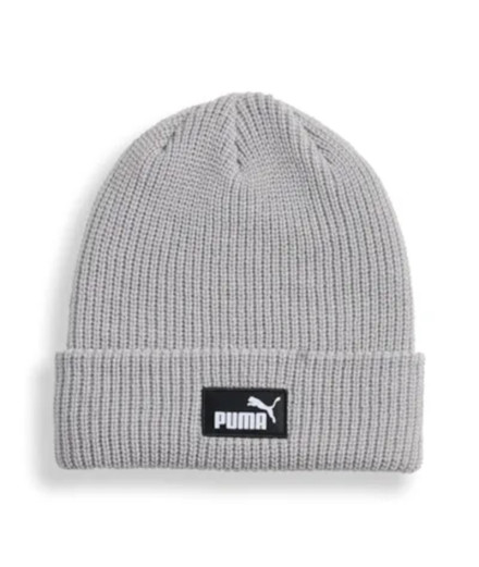 Bonnet Puma Essentials High Crown Beani Gray Echo Bonnet Puma Essentials High Crown Beani Gray Echo
