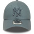 Casquette New Era 9Forty League Essential MLB New York Yankees Gris foncé