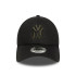 Casquette New Era Équipe Outline 9FORTY New York Yankees Homme Noir